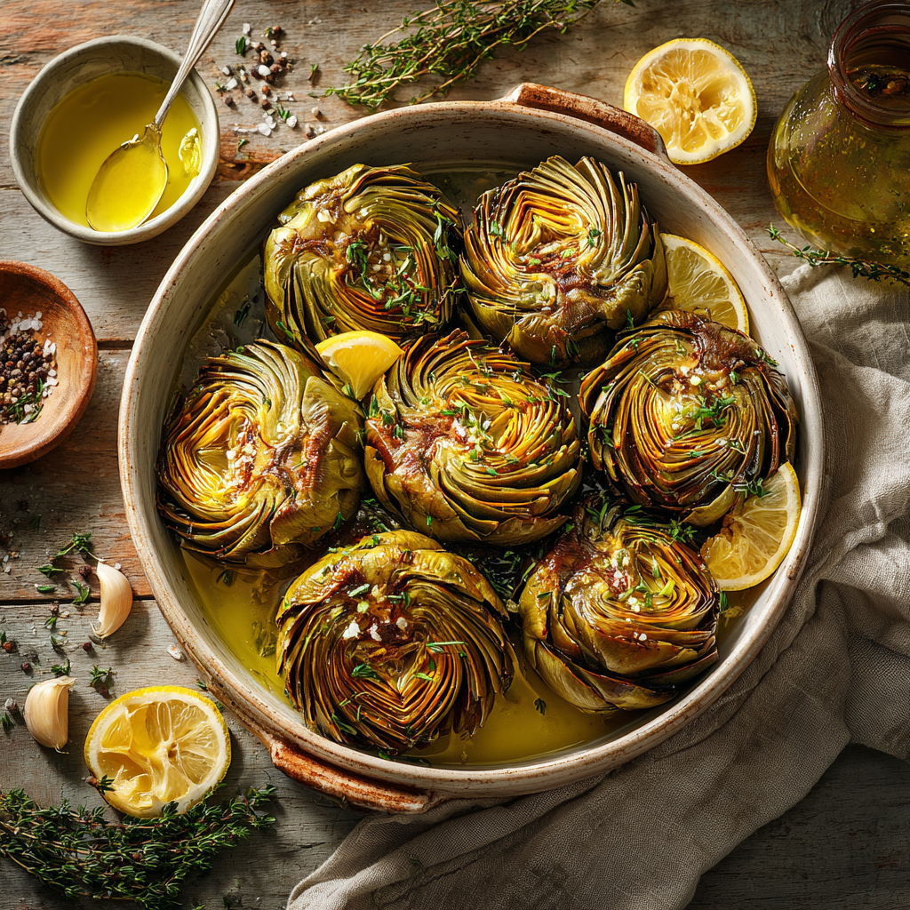 Garlic & Herb Roasted Artichokes: Tender, Flavorful & Easy